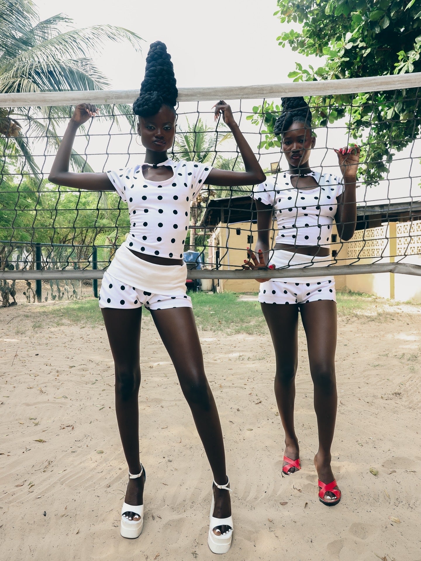 Dream girl polkadot set